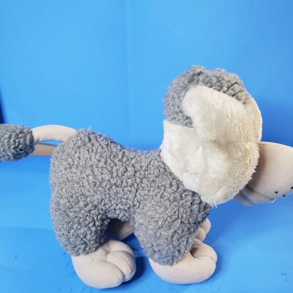 Cool Vintage 90s Tonka Pooch Patrol Gray Poodle Bitsy Plush Dog Stuffed Animal - Picture 9 of 11